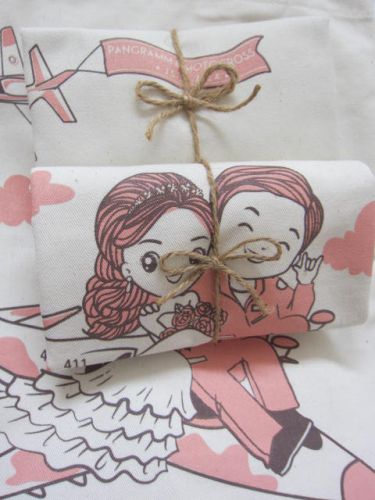 ถุงผ้า ของชำร่วย งานแต่งงาน ลายสกรีน จาก baginlove.com