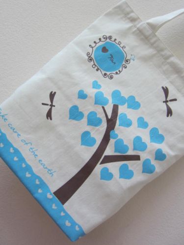 ถุงผ้า กระเป๋าผ้า สกรีนลาย ลดโลกร้อน งานเกษียณอายุ จาก baginlove.com