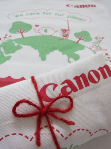 ถุงผ้าดิบ กระเป๋าผ้าดิบ ลดโลกร้อน ผ้าดิบลายสอง ผ้าแคนวาส สกรีนลาย จาก baginlove.com